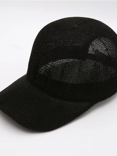 Trendy Women Straw Sun Hat – Adjustable Summer UV Protection Baseball Cap
